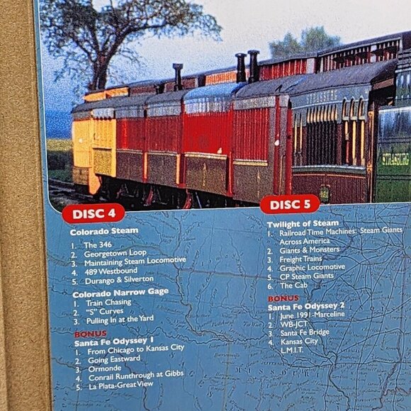 Railway Journeys Vanishing Age of Steam Railroad Documentary Train DVD 5 disc - Picture 4 of 6